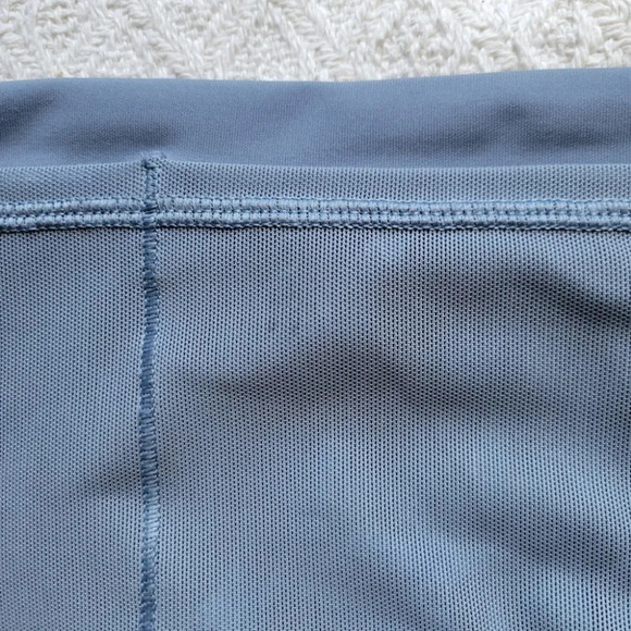 Lululemon Blue Printed High Rise Running In The City  7/8 Tights Mesh panels in - Picture 11 of 15